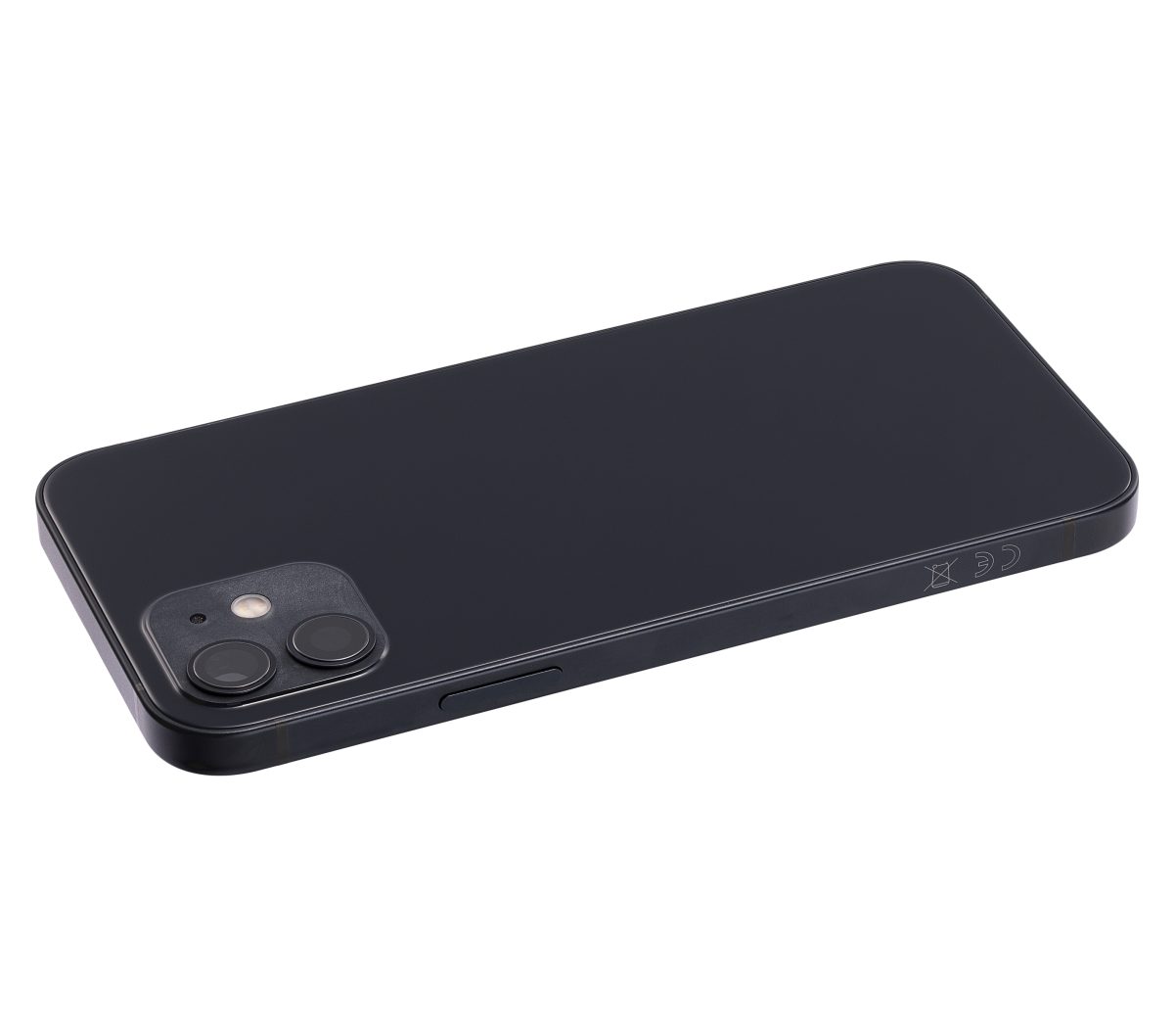 Iphone 12 ile Uyumlu Kasa Bileşenler Önceden Takılmış ile Uyumlu Kasa Uluslararası Sürüm Siyah - Görsel 3