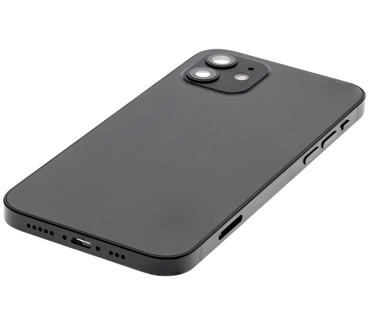 Iphone 12 ile Uyumlu Kasa Bileşenler Önceden Takılmış ile Uyumlu Kasa Uluslararası Sürüm  Siyah - Görsel 4