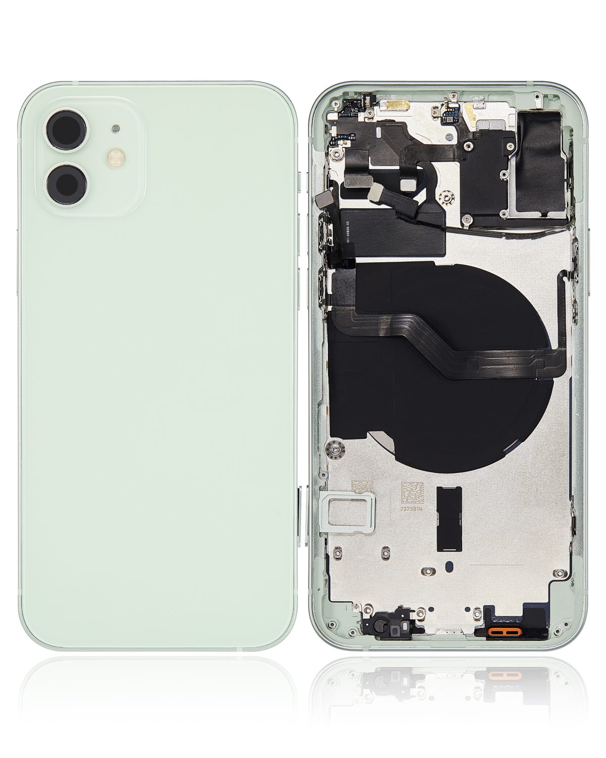 Iphone 12 ile Uyumlu Kasa Bileşenler Önceden Takılmış ile Uyumlu Kasa Uluslararası Sürüm Yeşil - Görsel 1