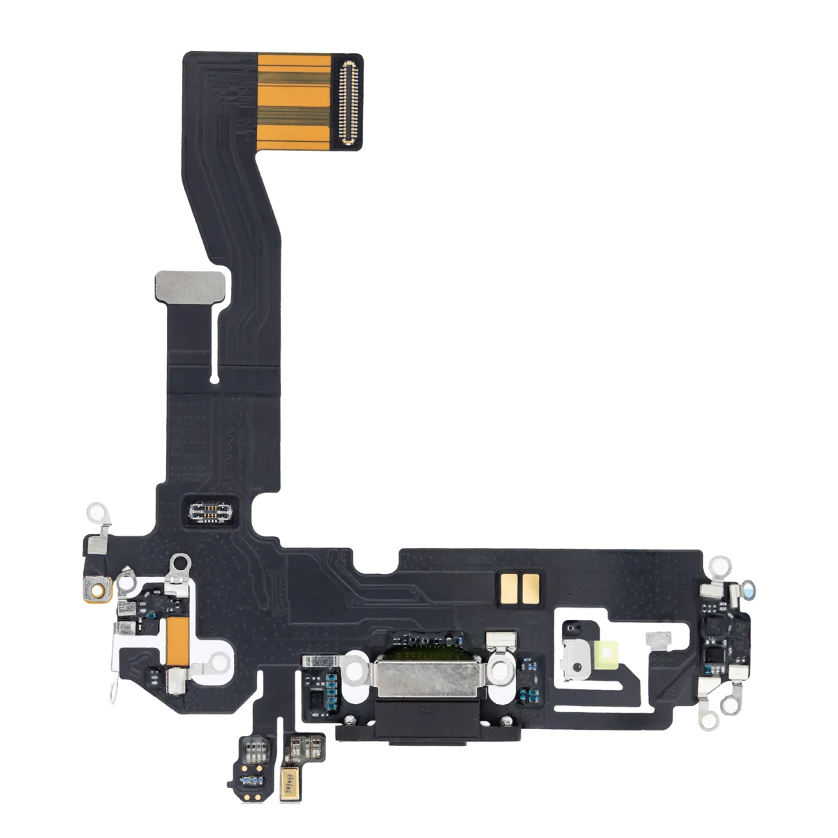 Iphone 12 ile Uyumlu Şarj Portu Esnek Kablosu / 12 Pro Aftermarket Plus Grafit ile Uyumlu