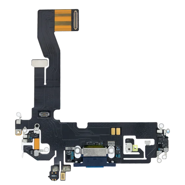 Iphone 12 ile Uyumlu Şarj Portu Esnek Kablosu / 12 Pro Aftermarket Plus Pacific Blue ile Uyumlu