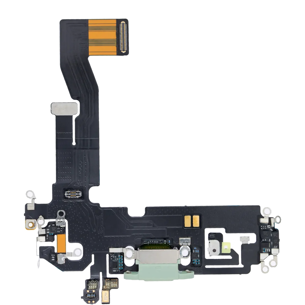 Iphone 12 ile Uyumlu Şarj Portu Esnek Kablosu / 12 Pro Aftermarket Plus Yeşil ile Uyumlu