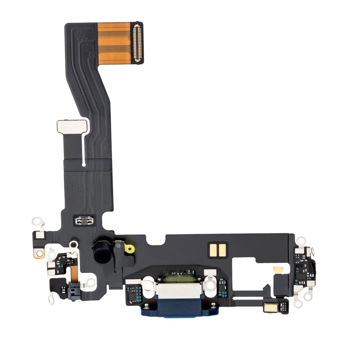 Iphone 12 ile Uyumlu Şarj Portu Esnek Kablosu / 12 Pro ile Uyumlu Kullanılmış  Çekme Pasifik Mavisi