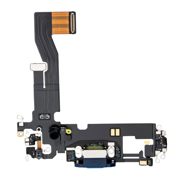 Iphone 12 ile Uyumlu Şarj Portu Esnek Kablosu / 12 Pro ile Uyumlu Kullanılmış  Çekme Pasifik Mavisi