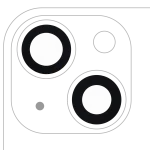 Iphone 13 Mini ile Uyumlu Arka Kamera Servis Paket Orjinal Ürün Lensi Sadece Cam Yapışkanlı / 13 Mini 2 Parça Set Gerçek Safir / Premium