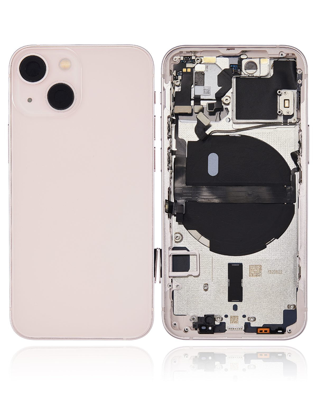 Iphone 13 Mini ile Uyumlu Kasa Bileşenler Önceden Takılmış Mini Uluslararası Sürüm Rose ile Uyumlu Kasa - Görsel 2