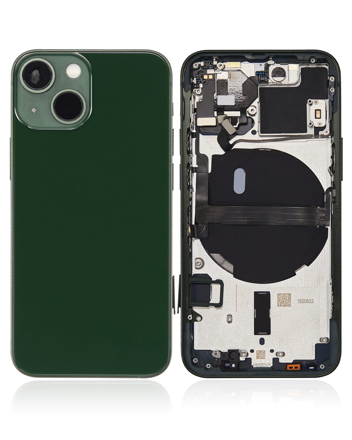 Iphone 13 Mini ile Uyumlu Kasa Bileşenler Önceden Takılmış Mini Uluslararası Sürüm Yeşil ile Uyumlu Kasa - Görsel 1