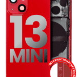 Iphone 13 Mini ile Uyumlu Kasa Bileşenler Önceden Takılmış Mini Uluslararası Sürüm ile Uyumlu Kasa Kasa Kırmızı