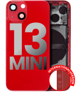 Iphone 13 Mini ile Uyumlu Kasa Bileşenler Önceden Takılmış Mini Uluslararası Sürüm ile Uyumlu Kasa Kasa Kırmızı