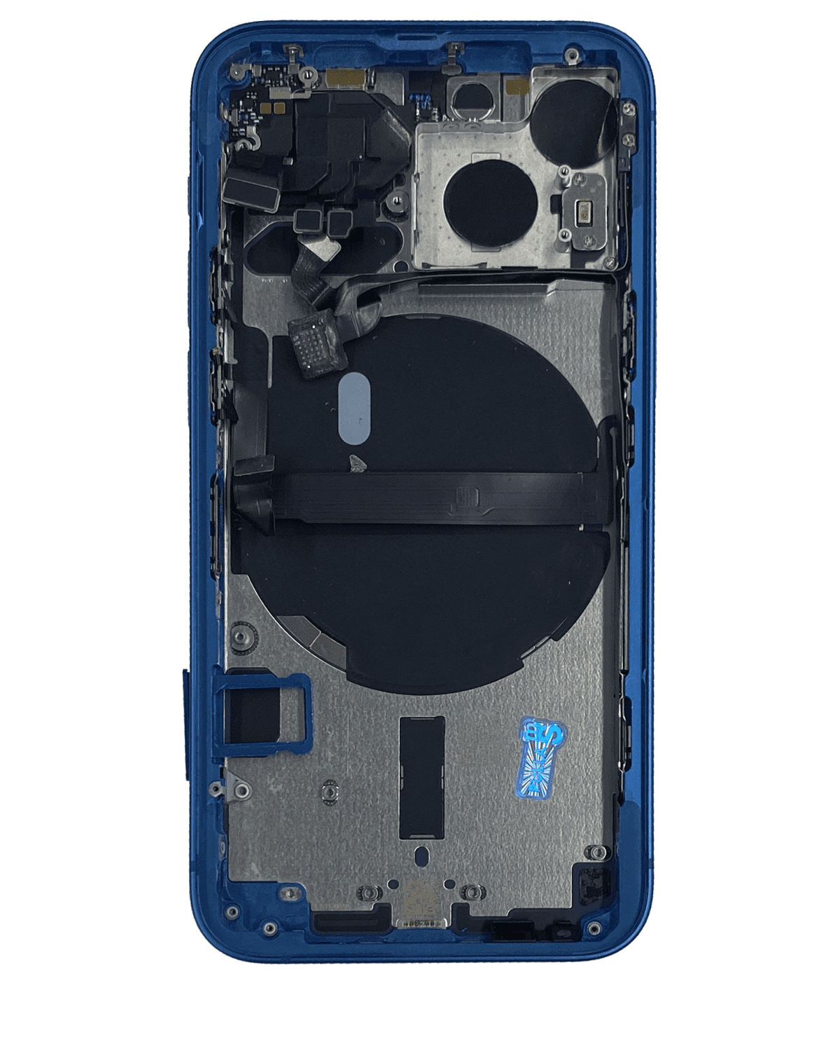 Iphone 13 Mini ile Uyumlu Kasa Bileşenler Önceden Takılmış Mini Uluslararası Sürüm ile Uyumlu Kasa Kasa Mavi - Görsel 2