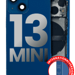 Iphone 13 Mini ile Uyumlu Kasa Bileşenler Önceden Takılmış Mini Uluslararası Sürüm ile Uyumlu Kasa Kasa Mavi