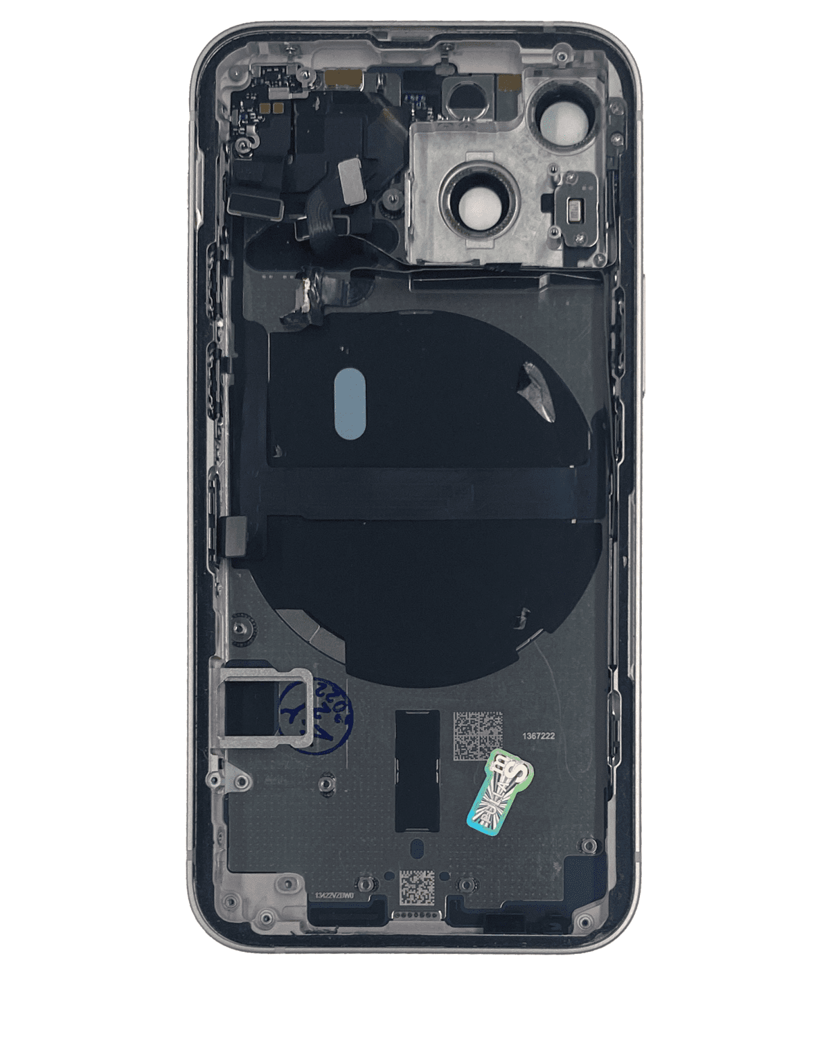 Iphone 13 Mini ile Uyumlu Kasa Bileşenler Önceden Takılmış Mini Uluslararası Sürüm ile Uyumlu Kasa Kasa Rose - Görsel 4