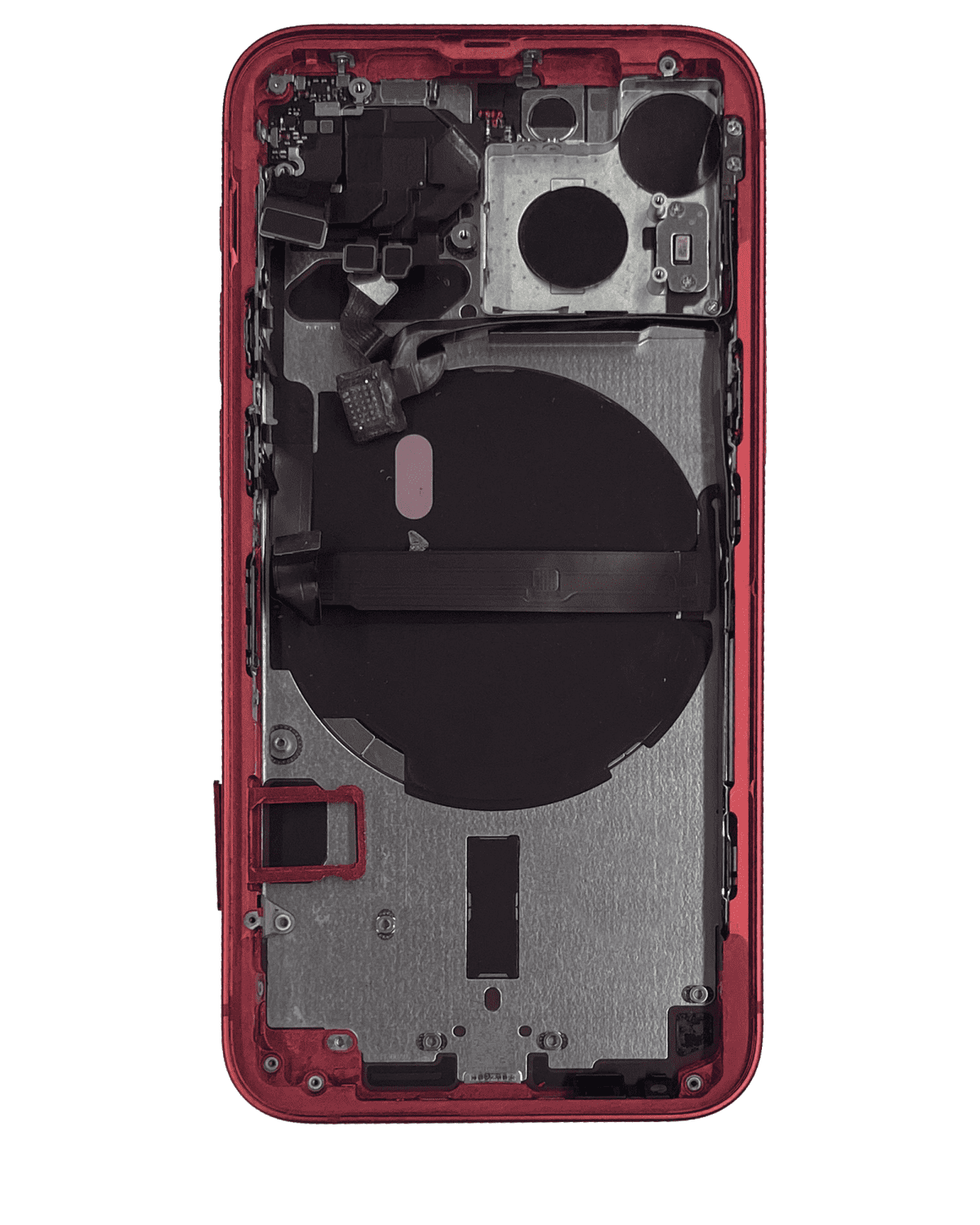 Iphone 13 Mini ile Uyumlu Kasa Bileşenler Önceden Takılmış Mini Uluslararası Sürüm ile Uyumlu Kasa  Kırmızı - Görsel 4
