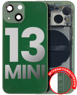 Iphone 13 Mini ile Uyumlu Kasa Bileşenler Önceden Takılmış Mini Uluslararası Sürüm ile Uyumlu Kasa  Yeşil - Görsel 5