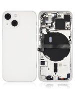 Iphone 13 Mini ile Uyumlu Küçük Bileşenler Önceden Takılmış Arka Muhafaza Mini Logo Yok Plus Uluslararası Sürüm Starlight ile Uyumlu - Görsel 2