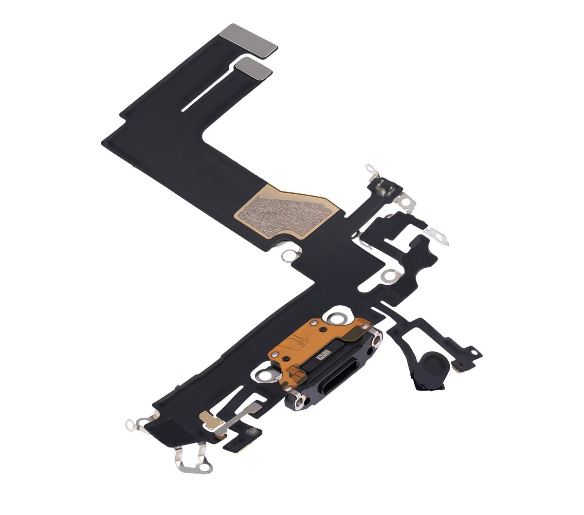 Iphone 13 Mini ile Uyumlu Şarj Portu Esnek Kablosu Mini Aftermarket Plus Midnight ile Uyumlu - Görsel 3