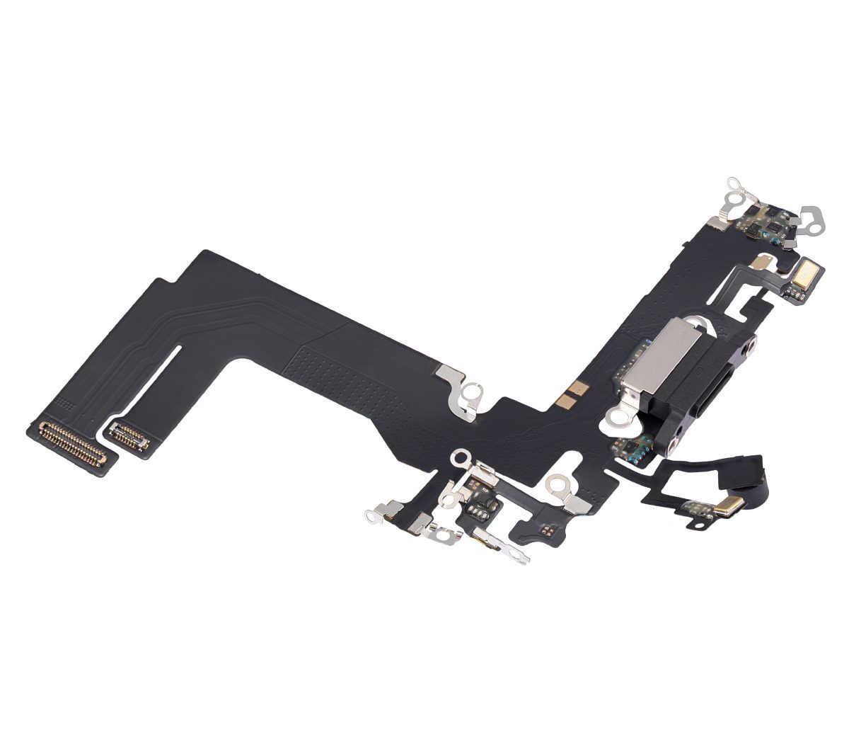 Iphone 13 Mini ile Uyumlu Şarj Portu Esnek Kablosu Mini Aftermarket Plus Midnight ile Uyumlu - Görsel 4