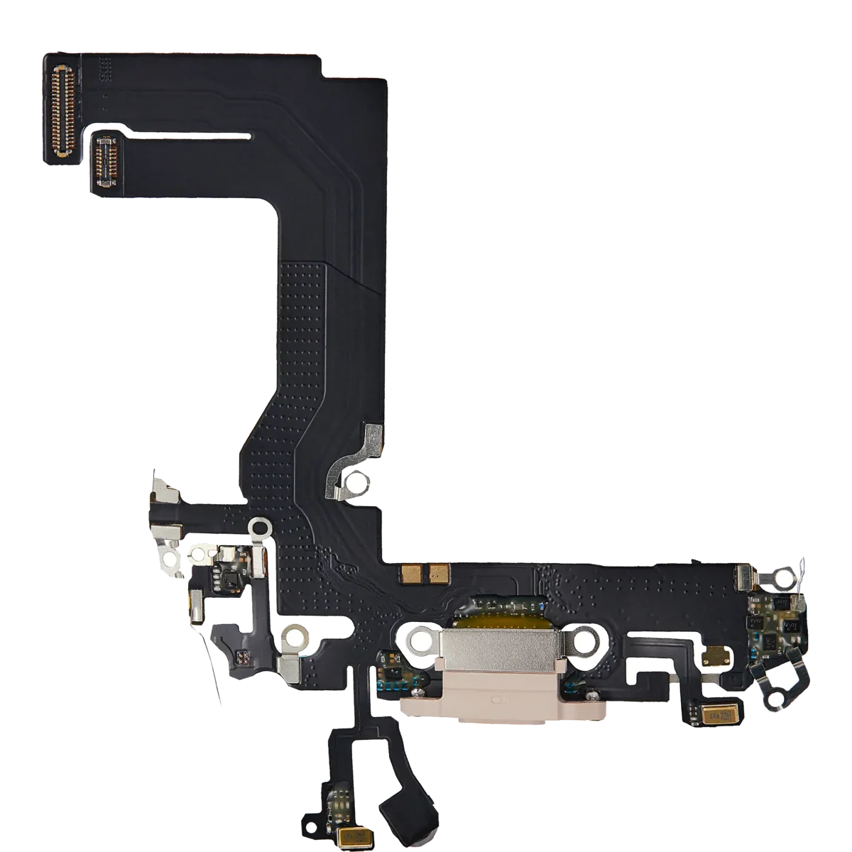 Iphone 13 Mini ile Uyumlu Şarj Portu Esnek Kablosu Mini Aftermarket Plus Rose ile Uyumlu - Görsel 5