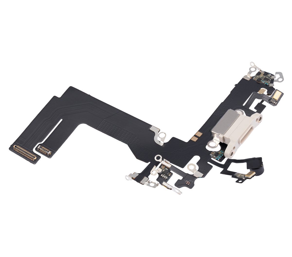 Iphone 13 Mini ile Uyumlu Şarj Portu Esnek Kablosu Mini Aftermarket Plus Starlight ile Uyumlu - Görsel 4