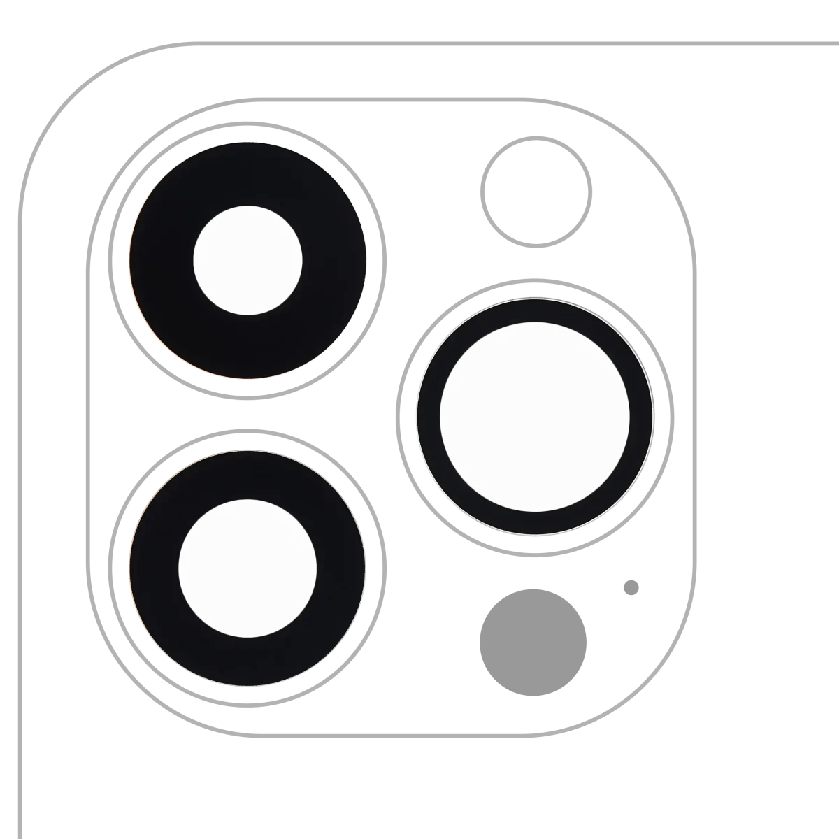 Iphone 13 Pro Max ile Uyumlu Arka Kamera Servis Paket Orjinal Ürün Lensi Sadece Cam Yapışkanlı / 13 Pro Max 3 Parça Set  Gerçek Safir Premium