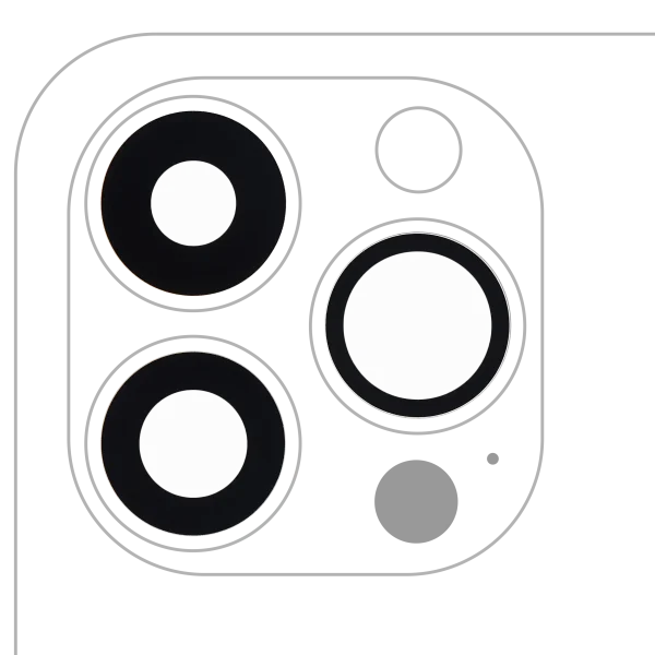 Iphone 13 Pro Max ile Uyumlu Arka Kamera Servis Paket Orjinal Ürün Lensi Sadece Cam Yapışkanlı / 13 Pro Max 3 Parça Set  Gerçek Safir Premium