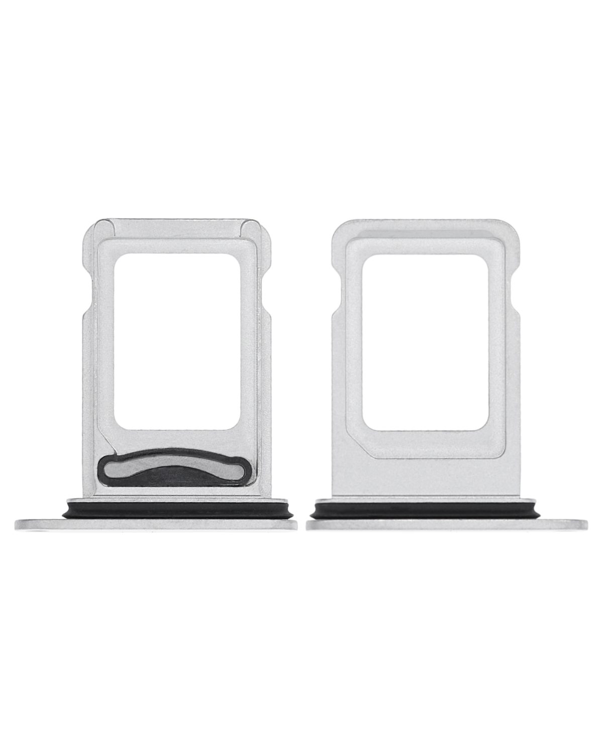 Iphone 13 Pro Max ile Uyumlu Çift Sim Kart Tepsisi / 13 Pro Max Gümüş ile Uyumlu - Görsel 2