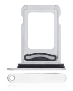 Iphone 13 Pro Max ile Uyumlu Çift Sim Kart Tepsisi / 13 Pro Max Gümüş ile Uyumlu - Görsel 5