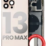 Iphone 13 Pro Max ile Uyumlu Kasa Bileşenler Önceden Takılmış Uluslararası Sürüm ile Uyumlu Kasa  Gold