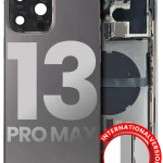 Iphone 13 Pro Max ile Uyumlu Kasa Bileşenler Önceden Takılmış Uluslararası Sürüm ile Uyumlu Kasa  Grafit