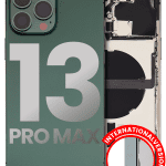 Iphone 13 Pro Max ile Uyumlu Kasa Bileşenler Önceden Takılmış Uluslararası Sürüm ile Uyumlu Kasa Kasa Alpine Green