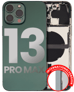 Iphone 13 Pro Max ile Uyumlu Kasa Bileşenler Önceden Takılmış Uluslararası Sürüm ile Uyumlu Kasa Kasa Alpine Green