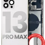Iphone 13 Pro Max ile Uyumlu Kasa Bileşenler Önceden Takılmış Uluslararası Sürüm ile Uyumlu Kasa Kasa Gümüş