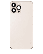 Iphone 13 Pro Max ile Uyumlu Kasa Bileşenler Önceden Takılmış ile Uyumlu Kasa Uluslararası Sürüm  Gold - Görsel 2