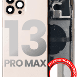 Iphone 13 Pro Max ile Uyumlu Kasa Bileşenler Önceden Takılmış ile Uyumlu Kasa Uluslararası Sürüm  Gold