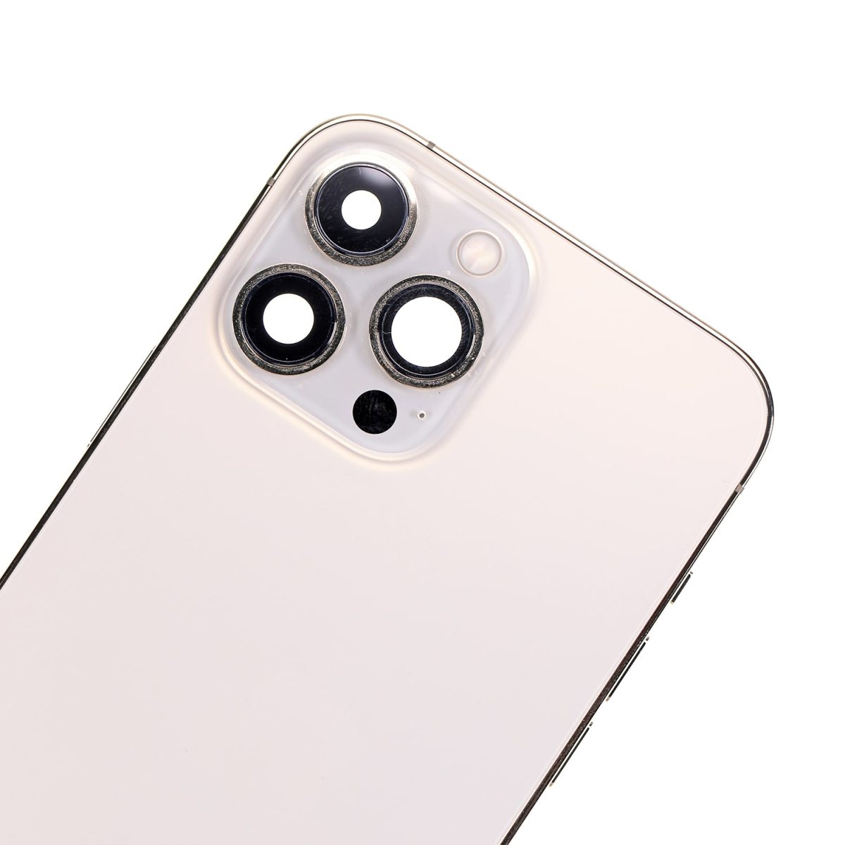Iphone 13 Pro Max ile Uyumlu Kasa Bileşenler Önceden Takılmış ile Uyumlu Kasa Uluslararası Sürüm  Gold - Görsel 3