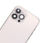 Iphone 13 Pro Max ile Uyumlu Kasa Bileşenler Önceden Takılmış ile Uyumlu Kasa Uluslararası Sürüm  Gold - Görsel 3