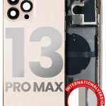 Iphone 13 Pro Max ile Uyumlu Kasa Bileşenler Önceden Takılmış ile Uyumlu Kasa Uluslararası Sürüm Kasa Gold