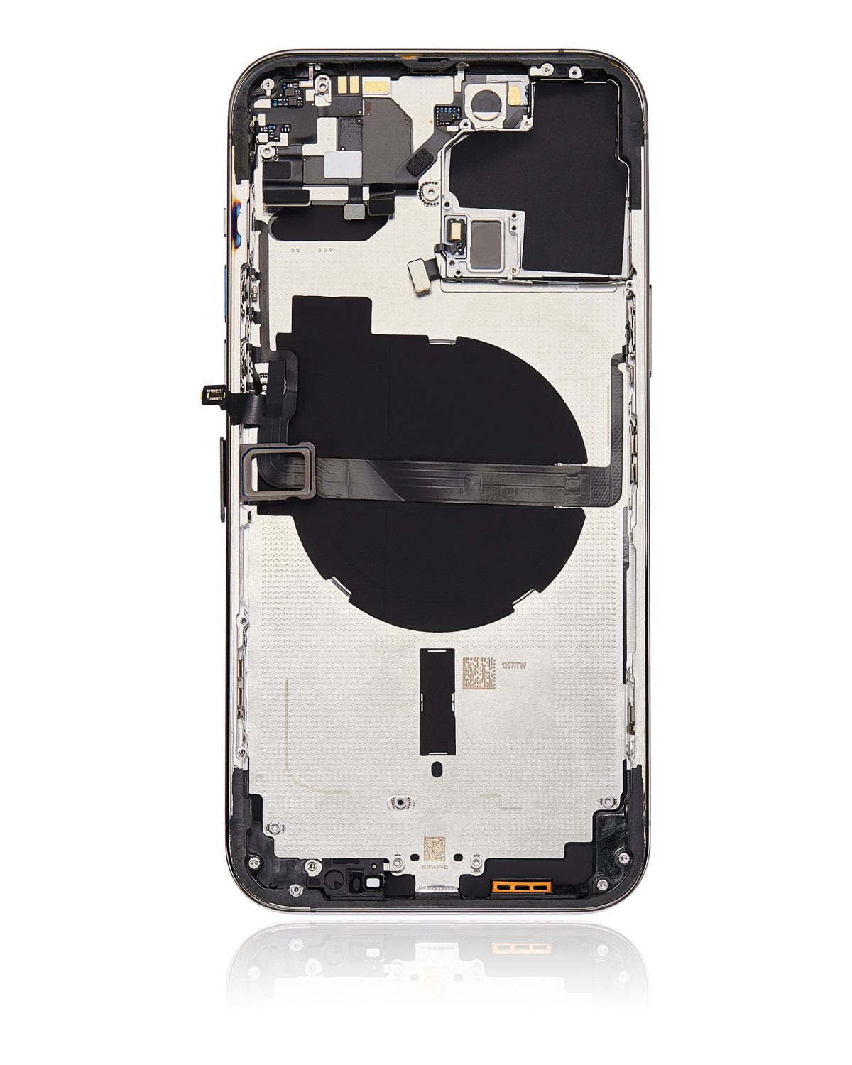 Iphone 13 Pro Max ile Uyumlu Küçük Bileşenler Önceden Takılmış Arka Muhafaza Logo Yok Plus Uluslararası Sürüm Grafit ile Uyumlu - Görsel 3