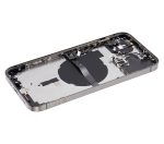 Iphone 13 Pro Max ile Uyumlu Küçük Bileşenler Önceden Takılmış Arka Muhafaza Logo Yok Plus Uluslararası Sürüm Grafit ile Uyumlu - Görsel 5