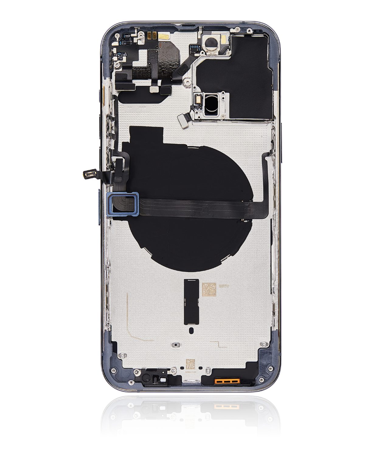 Iphone 13 Pro Max ile Uyumlu Küçük Bileşenler Önceden Takılmış Arka Muhafaza Logo Yok Plus Uluslararası Sürüm Sierra Mavisi ile Uyumlu - Görsel 3