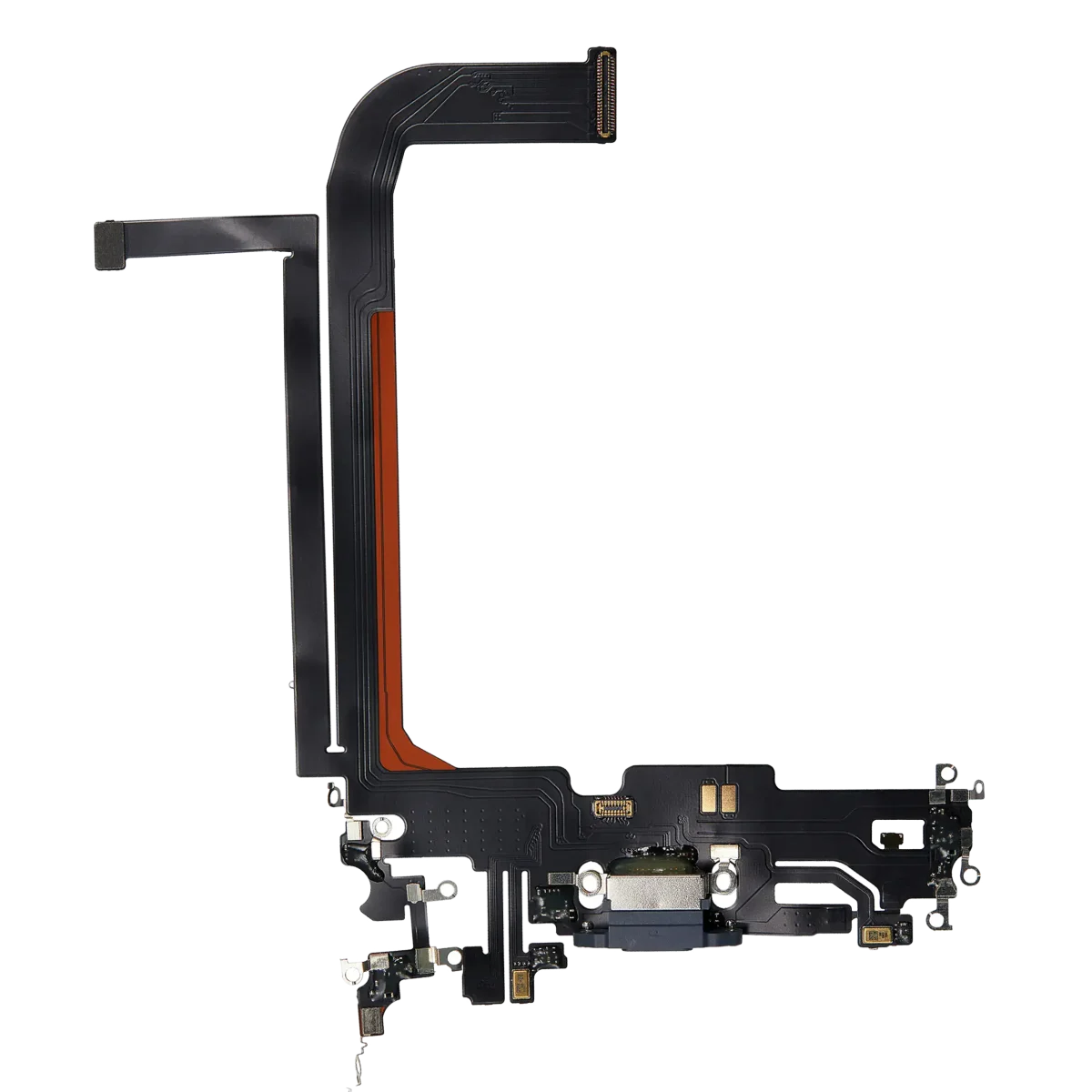 Iphone 13 Pro Max ile Uyumlu Şarj Portu Esnek Kablosu Aftermarket Plus Sierra Blue ile Uyumlu