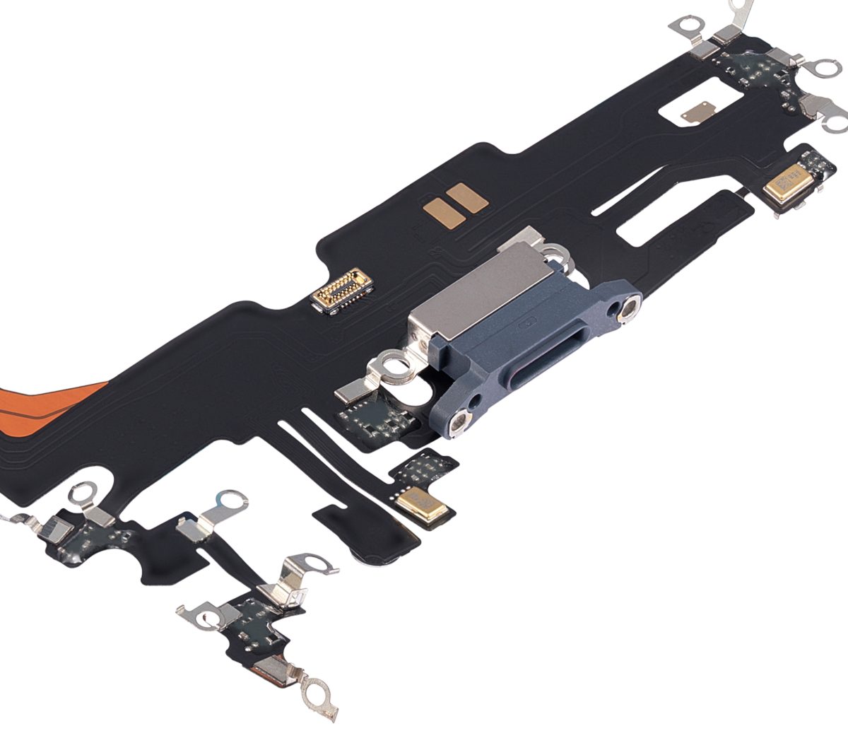 Iphone 13 Pro Max ile Uyumlu Şarj Portu Esnek Kablosu Aftermarket Plus Sierra Blue ile Uyumlu - Görsel 5