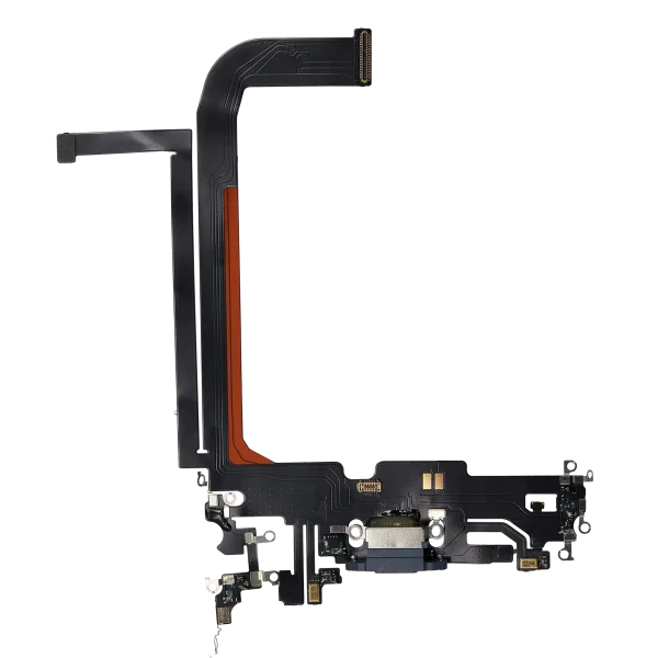 Iphone 13 Pro Max ile Uyumlu Şarj Portu Esnek Kablosu Aftermarket Plus Sierra Blue ile Uyumlu