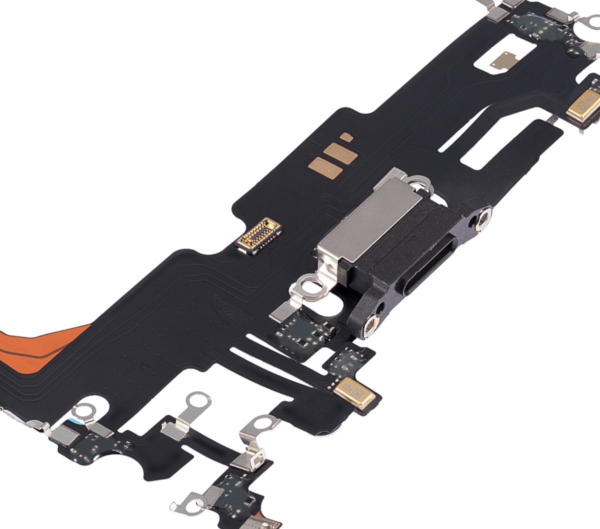 Iphone 13 Pro Max ile Uyumlu Şarj Portu Esnek Kablosu Plus Grafit ile Uyumlu - Görsel 5