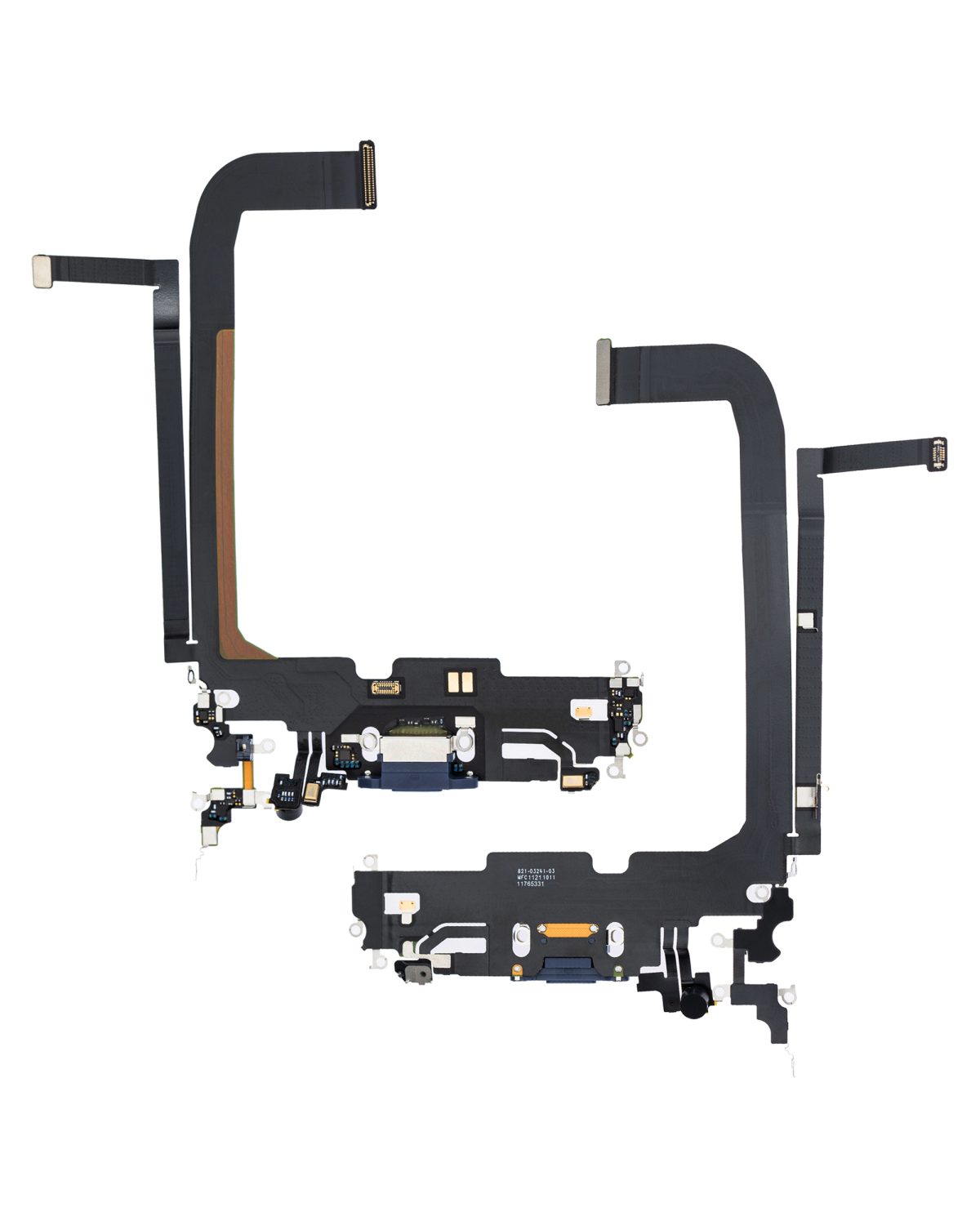 Iphone 13 Pro Max ile Uyumlu Şarj Portu Esnek Kablosu Premium Sierra Blue ile Uyumlu - Görsel 2