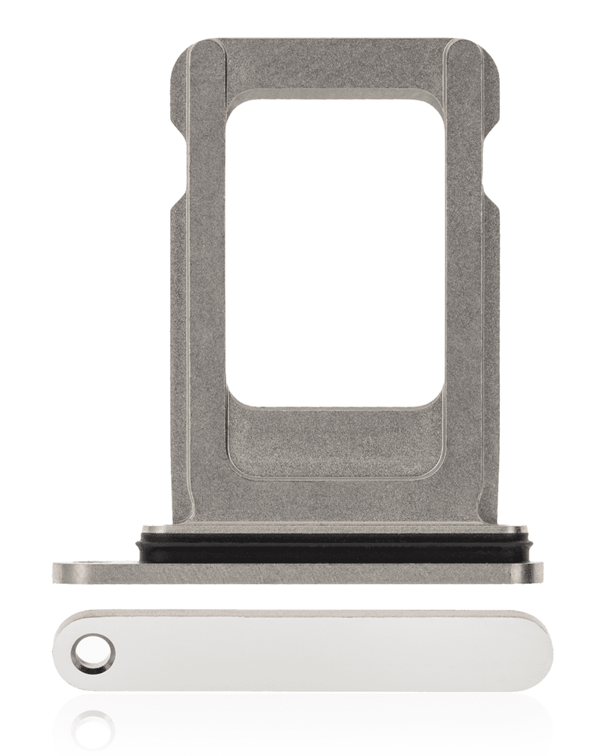 Iphone 13 Pro Max ile Uyumlu Tek Sim Kart Tepsisi iphone 12 Pro / 12 Pro Max / 13 Pro / 13 Pro Max Gümüş ile Uyumlu