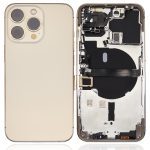 Iphone 13 Pro ile Uyumlu Kasa Bileşenler Önceden Takılmış Uluslararası Sürüm Gold ile Uyumlu Kasa