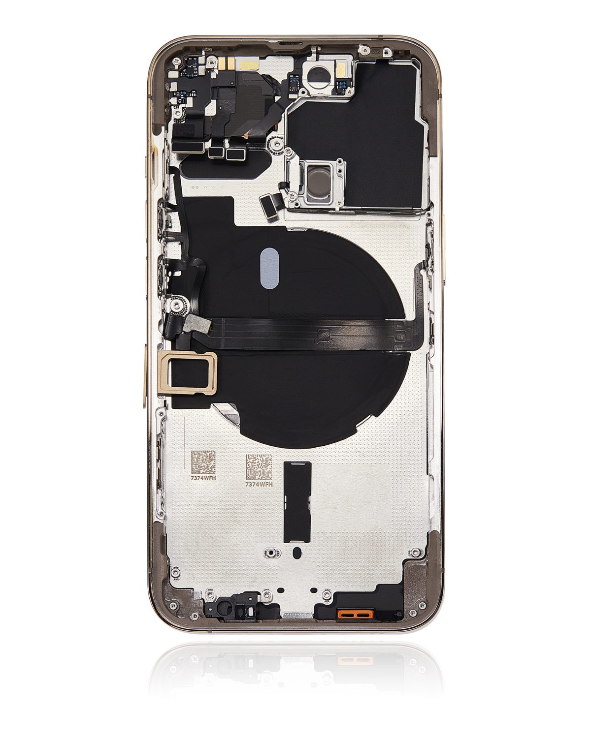 Iphone 13 Pro ile Uyumlu Kasa Bileşenler Önceden Takılmış Uluslararası Sürüm Gold ile Uyumlu Kasa - Görsel 2