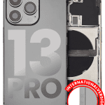 Iphone 13 Pro ile Uyumlu Kasa Bileşenler Önceden Takılmış Uluslararası Sürüm ile Uyumlu Kasa  Grafit