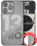 Iphone 13 Pro ile Uyumlu Kasa Bileşenler Önceden Takılmış Uluslararası Sürüm ile Uyumlu Kasa  Grafit - Görsel 5